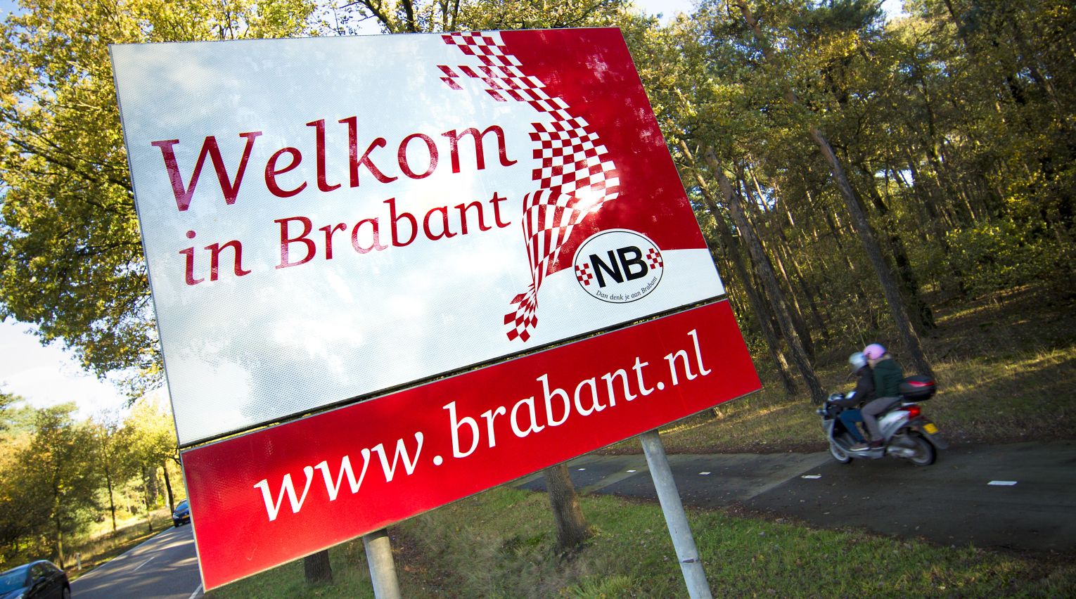 afbeelding van Bord welkom in Brabant