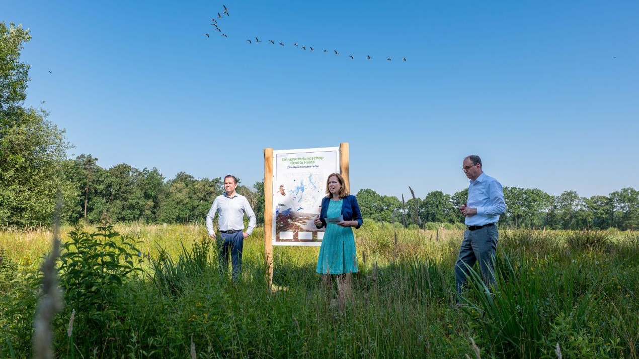 10 miljoen euro voor mega waterbuffer Groote Heide